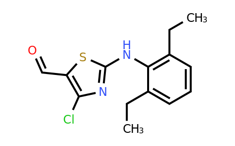 CAS 756859-03-7 | 4-chloro-2-[(2,6-diethylphenyl)amino]-1,3-thiazole-5-carbaldehyde