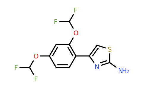 CAS 757178-55-5 | 4-[2,4-bis(difluoromethoxy)phenyl]-1,3-thiazol-2-amine