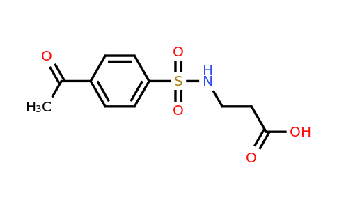CAS 757192-71-5 | 3-(4-Acetylphenylsulfonamido)propanoic acid