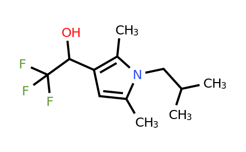 CAS 757193-03-6 | 1-[2,5-dimethyl-1-(2-methylpropyl)-1H-pyrrol-3-yl]-2,2,2-trifluoroethan-1-ol