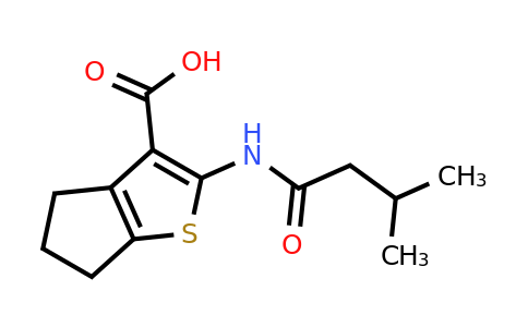 CAS 757220-73-8 | 2-(3-methylbutanamido)-4H,5H,6H-cyclopenta[b]thiophene-3-carboxylic acid