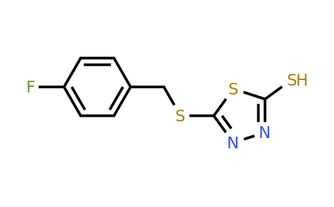 CAS 757220-77-2 | 5-{[(4-fluorophenyl)methyl]sulfanyl}-1,3,4-thiadiazole-2-thiol
