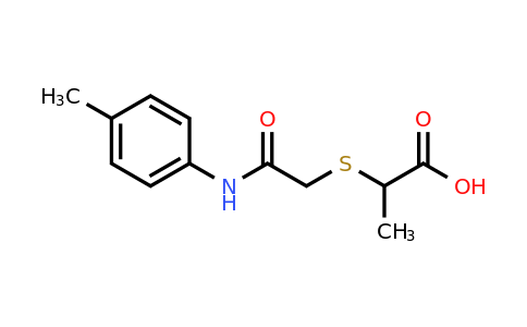 CAS 757220-97-6 | 2-({[(4-methylphenyl)carbamoyl]methyl}sulfanyl)propanoic acid