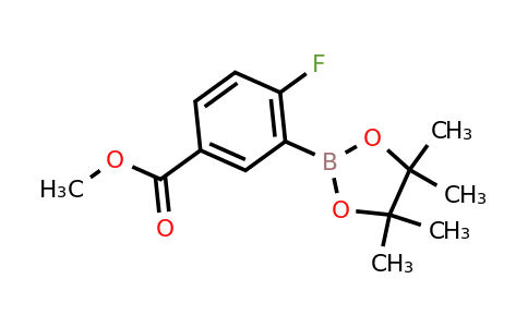 CAS 757982-31-3 | Methyl 4-fluoro-3-(4,4,5,5-tetramethyl-1,3,2-dioxaborolan-2-YL)benzoate