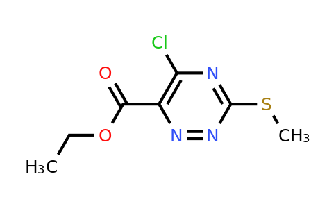 CAS 75824-03-2 | Ethyl 5-chloro-3-(methylthio)-1,2,4-triazine-6-carboxylate