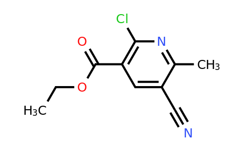 CAS 75894-43-8 | Ethyl 2-chloro-5-cyano-6-methylnicotinate