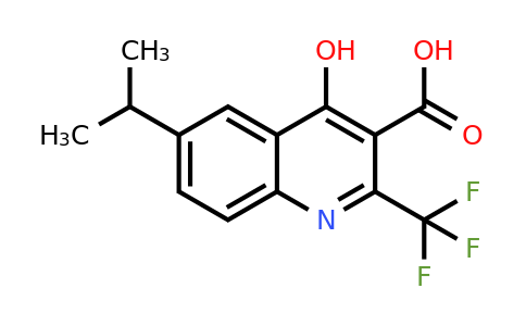 CAS 75999-65-4 | 4-Hydroxy-6-isopropyl-2-(trifluoromethyl)quinoline-3-carboxylic acid