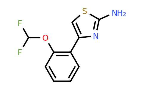 CAS 760936-33-2 | 4-(2-(Difluoromethoxy)phenyl)thiazol-2-amine