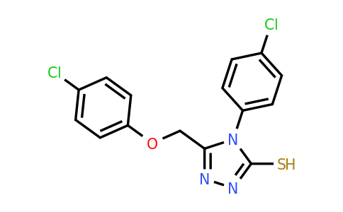 CAS 76111-24-5 | 5-[(4-chlorophenoxy)methyl]-4-(4-chlorophenyl)-4H-1,2,4-triazole-3-thiol