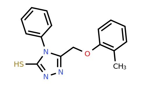 CAS 76111-25-6 | 5-[(2-methylphenoxy)methyl]-4-phenyl-4H-1,2,4-triazole-3-thiol