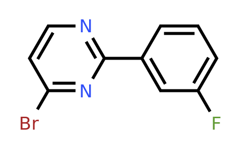 CAS 76128-72-8 | 4-Bromo-2-(3-fluorophenyl)pyrimidine