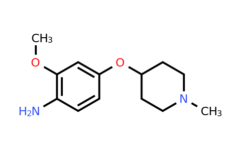 CAS 761440-71-5 | 2-Methoxy-4-((1-methylpiperidin-4-yl)oxy)aniline