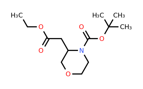 CAS 761460-02-0 | tert-butyl 3-(2-ethoxy-2-oxoethyl)morpholine-4-carboxylate