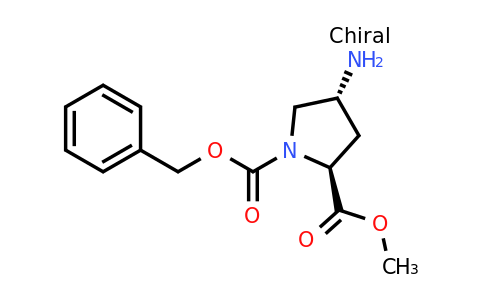 CAS 762233-34-1 | 1-benzyl 2-methyl (2S,4R)-4-aminopyrrolidine-1,2-dicarboxylate