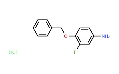 CAS 76243-25-9 | 4-(Benzyloxy)-3-fluoroaniline hydrochloride
