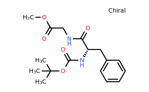 methyl 2-[(2S)-2-{[(tert-butoxy)carbonyl]amino}-3-phenylpropanamido]acetate