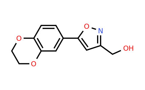 CAS 763109-37-1 | (5-(2,3-Dihydrobenzo[b][1,4]dioxin-6-yl)isoxazol-3-yl)methanol