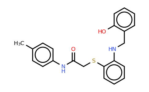 CAS 763124-66-9 | 2-((2-[(2-Hydroxybenzyl)amino]phenyl)sulfanyl)-N-(4-methylphenyl)acetamide