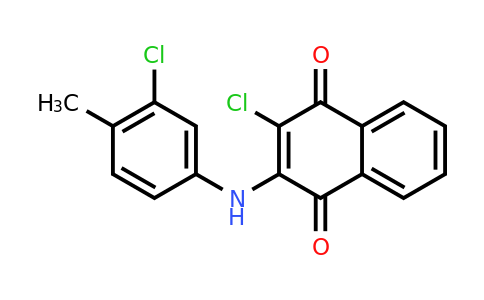 CAS 763130-53-6 | 2-Chloro-3-((3-chloro-4-methylphenyl)amino)naphthalene-1,4-dione