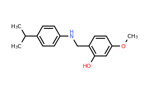 CAS 763130-63-8 | 2-(((4-Isopropylphenyl)amino)methyl)-5-methoxyphenol