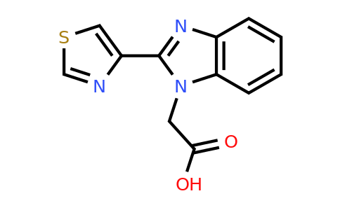 CAS 763147-58-6 | 2-[2-(1,3-thiazol-4-yl)-1H-1,3-benzodiazol-1-yl]acetic acid
