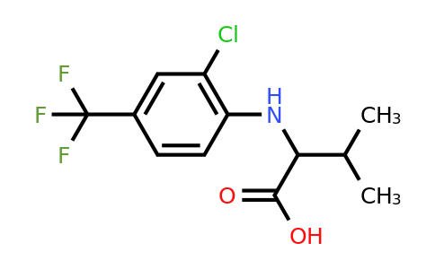 CAS 76338-73-3 | 2-{[2-chloro-4-(trifluoromethyl)phenyl]amino}-3-methylbutanoic acid