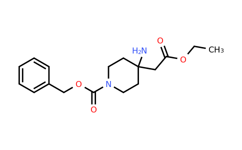 CAS 763915-69-1 | benzyl 4-amino-4-(2-ethoxy-2-oxo-ethyl)piperidine-1-carboxylate