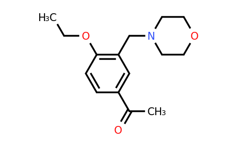 CAS 763916-51-4 | 1-{4-ethoxy-3-[(morpholin-4-yl)methyl]phenyl}ethan-1-one