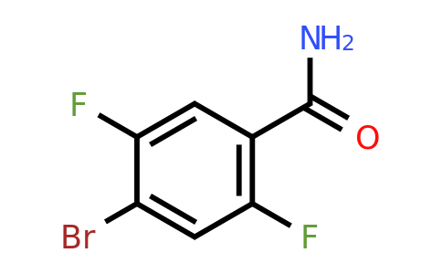 CAS 764648-42-2 | 4-Bromo-2,5-difluorobenzamide
