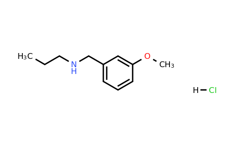 CAS 764651-75-4 | N-(3-Methoxybenzyl)propan-1-amine hydrochloride