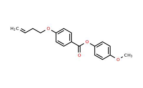 CAS 76487-56-4 | 4-Methoxyphenyl 4-(but-3-en-1-yloxy)benzoate