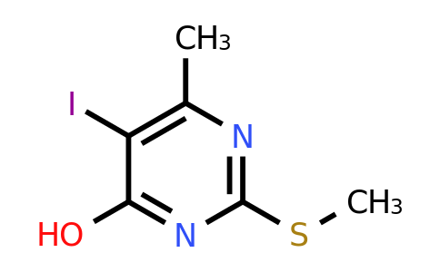 CAS 76510-64-0 | 5-Iodo-6-methyl-2-(methylthio)pyrimidin-4-ol