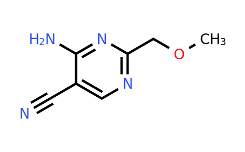 CAS 76574-34-0 | 4-Amino-2-(methoxymethyl)pyrimidine-5-carbonitrile