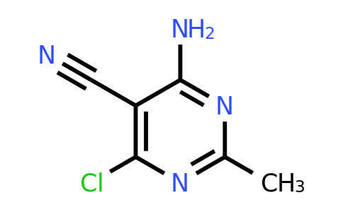 CAS 76574-37-3 | 4-Amino-6-chloro-2-methylpyrimidine-5-carbonitrile