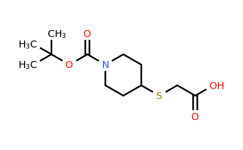 CAS 766539-10-0 | 2-({1-[(tert-butoxy)carbonyl]piperidin-4-yl}sulfanyl)acetic acid