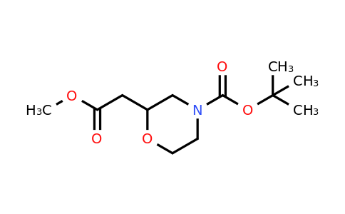 CAS 766539-39-3 | tert-Butyl 2-(2-methoxy-2-oxoethyl)morpholine-4-carboxylate