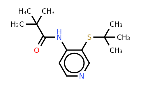 CAS 766557-59-9 | N-(3-tert-butylsulfanyl-pyridin-4-YL)-2,2-dimethyl-propionamide
