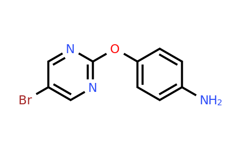 CAS 76660-37-2 | 4-((5-Bromopyrimidin-2-yl)oxy)aniline