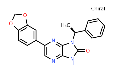 CAS 767343-27-1 | (S)-6-(Benzo[d][1,3]dioxol-5-yl)-1-(1-phenylethyl)-1H-imidazo[4,5-b]pyrazin-2(3H)-one