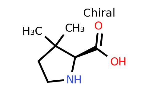 CAS 76804-64-3 | (2S)-3,3-dimethylpyrrolidine-2-carboxylic acid
