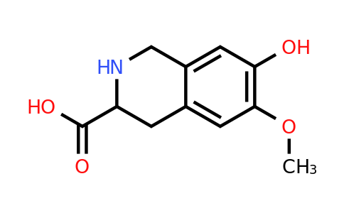 CAS 76824-93-6 | 1,2,3,4-Tetrahydro-7-hydroxy-6-methoxy-3-isoquinoline carboxylic acid