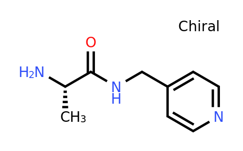 CAS 768350-02-3 | (S)-2-Amino-N-(pyridin-4-ylmethyl)propanamide