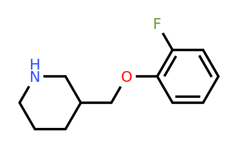 CAS 768358-04-9 | 3-((2-Fluorophenoxy)methyl)piperidine