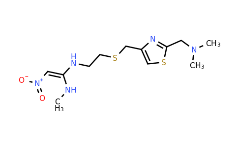 CAS 76963-41-2 | dimethyl[(4-{[(2-{[1-(methylamino)-2-nitroethenyl]amino}ethyl)sulfanyl]methyl}-1,3-thiazol-2-yl)methyl]amine