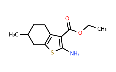 CAS 76981-71-0 | Ethyl 2-amino-6-methyl-4,5,6,7-tetrahydrobenzo[b]thiophene-3-carboxylate