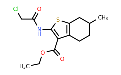 CAS 76981-87-8 | ethyl 2-(2-chloroacetamido)-6-methyl-4,5,6,7-tetrahydro-1-benzothiophene-3-carboxylate