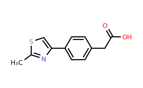 CAS 77015-22-6 | 2-[4-(2-Methyl-1,3-thiazol-4-yl)phenyl]acetic acid
