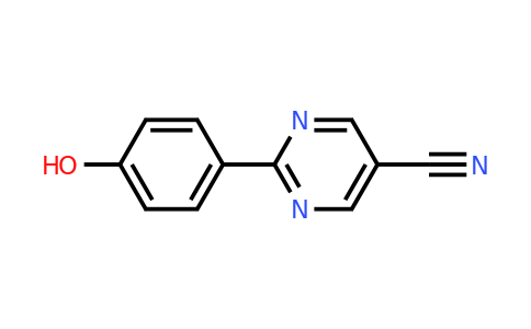 CAS 77017-54-0 | 2-(4-Hydroxyphenyl)pyrimidine-5-carbonitrile