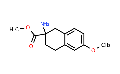 CAS 771431-06-2 | 2-Amino-6-methoxy-1,2,3,4-tetrahydro-naphthalene-2-carboxylic acid methyl ester