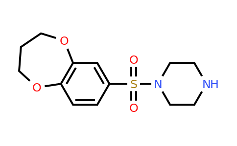 CAS 771499-94-6 | 1-(3,4-dihydro-2H-1,5-benzodioxepine-7-sulfonyl)piperazine